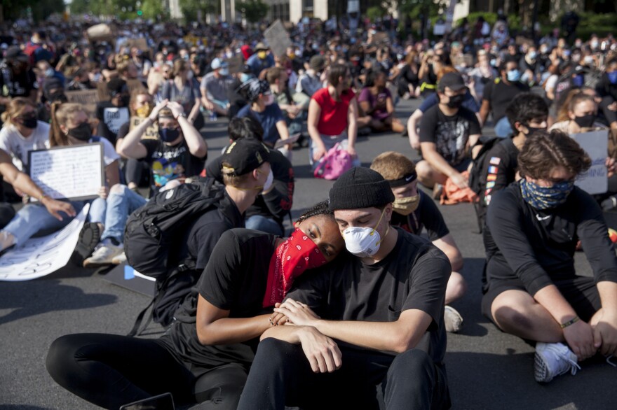 Large crowds of protesters showed up again in downtown Washington, D.C., on Tuesday. Demonstrators filled the streets again on Tuesday to protest police brutality and racial injustice.