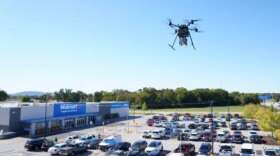 Walmart announced on May 24, 2022, that it is expanding drone delivery to 34 sites, including stores in Florida, by the end of the year. (Courtesy: Walmart/WUSF)