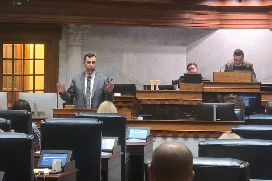 Sen. Fady Qaddoura (D-Indianapolis) testified against SB 518. He said lawmakers have a legal responsibility to fund traditional public schools.