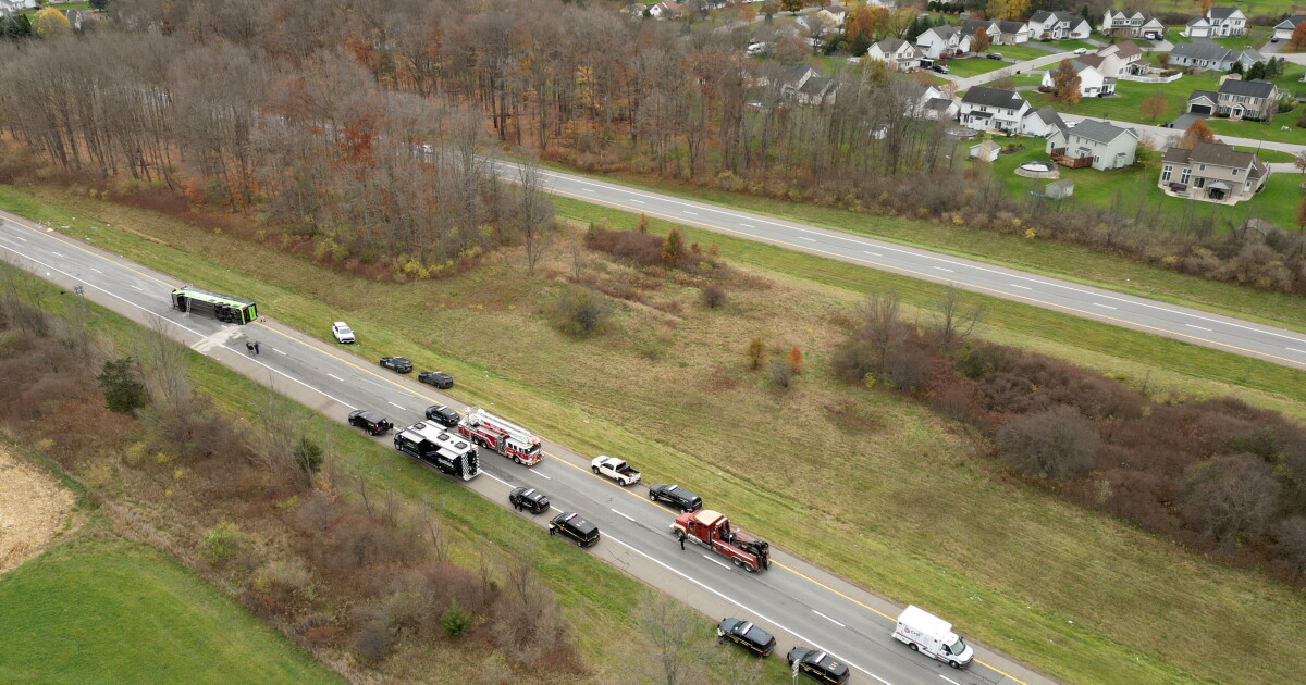 Person critically injured in tour bus crash on I-490 dies | WXXI News