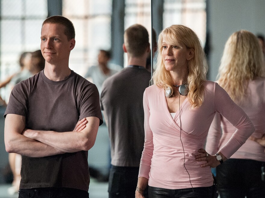 Executive producer Moira Walley-Beckett, on the set of <em>Flesh and Bone</em>.