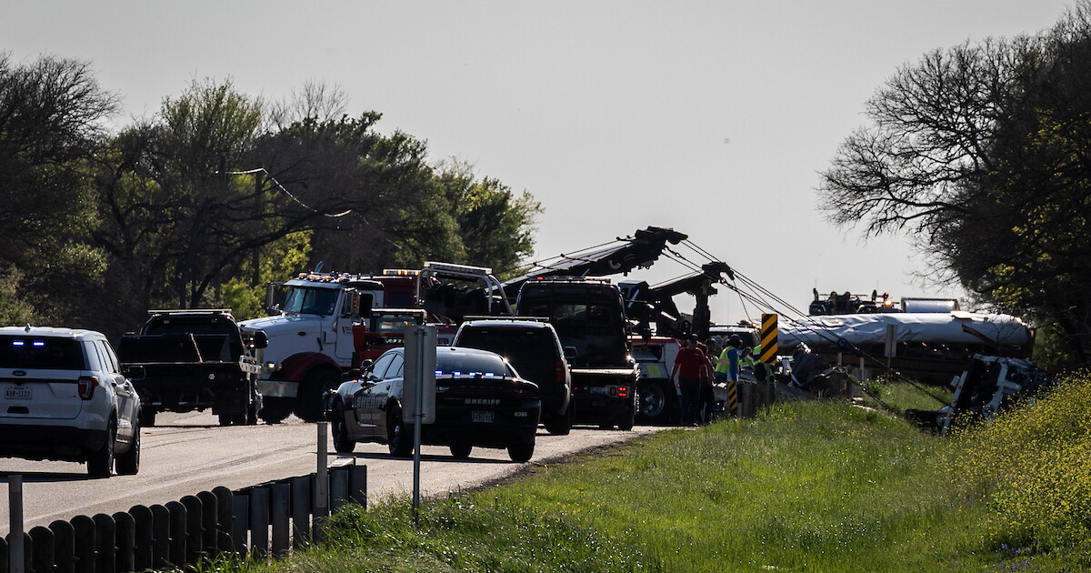 Teacher in Hays CISD bus crash sues truck driver, company for ‘depraved gross negligence’