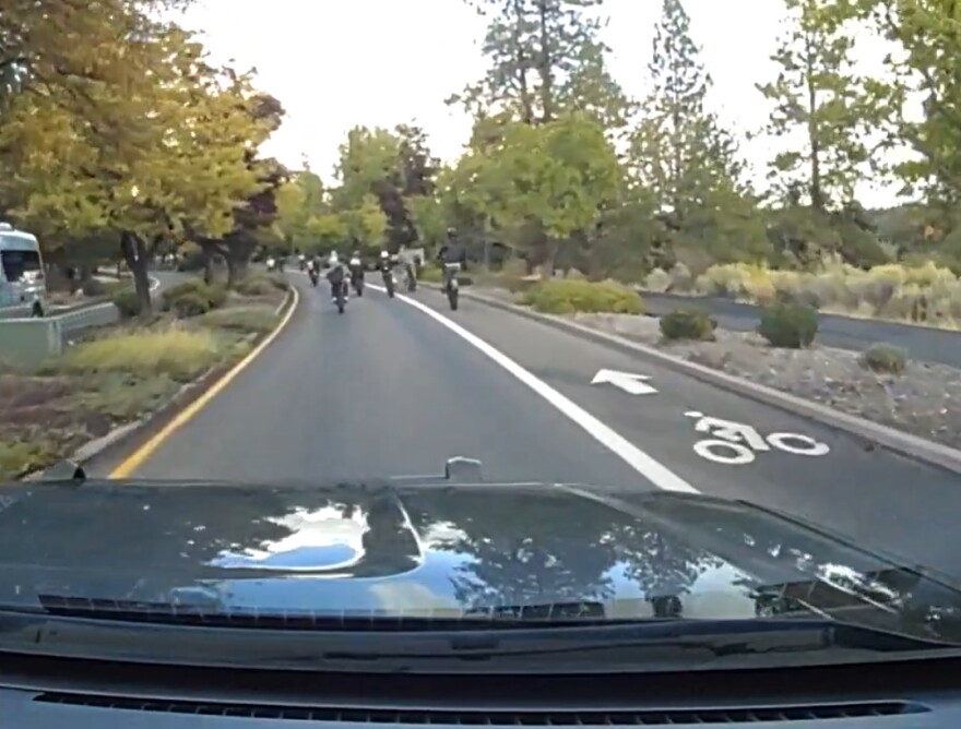 Police say a group of about 30 teens were riding reckless in and around the