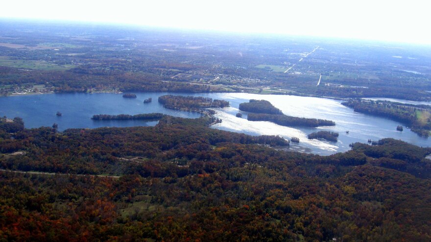 Kent Lake is part of the Huron River system; the state advised no contact with the water pending the results of testing for hexavalent chromium, a carcinogenic chemical