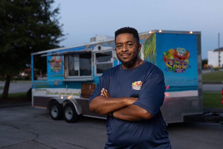 Tony Proctor is co-owner of “The Spot,” a Florida-style seafood truck that travels ENC. He is one of five plaintiffs in the lawsuit.