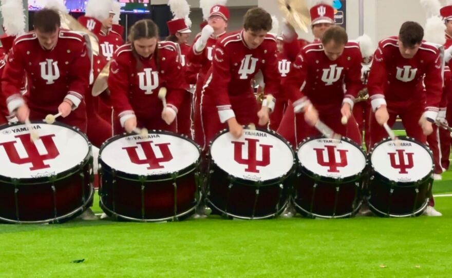 Hoosiers turned out Sunday at Playoff Fan Central in Miami Beach.