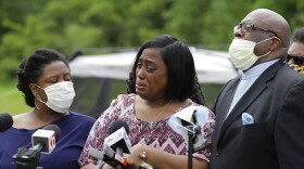 FILE - Demetree Wynn, mother of Dreasjon "Sean" Reed, speaks during a news conference, on June 3, 2020, in Indianapolis. A wrongful death lawsuit filed by Wynn, who's son Reed was fatally shot while being chased by a police officer in Indianapolis, has been settled for $390,000, according to a report from WRTV-TV on Friday, Feb. 10, 2023.