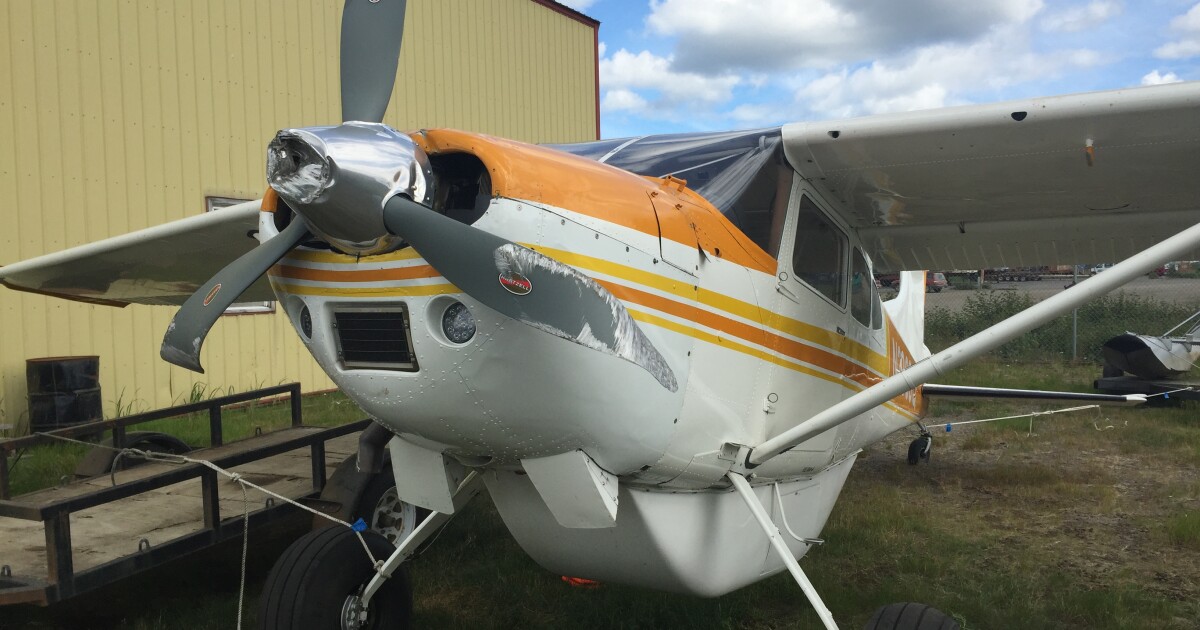 Lodge plane flips on landing at King Salmon airport