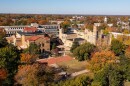 Arial view of SIU Carbondale Campus.
