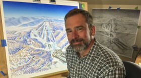 Mapmaker Rad Smith spent about 150 hours creating the new maps of Deer Valley Resort.