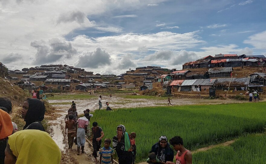 Dozens of camps have sprouted in Bangladesh since the Rohingya have begun arriving.