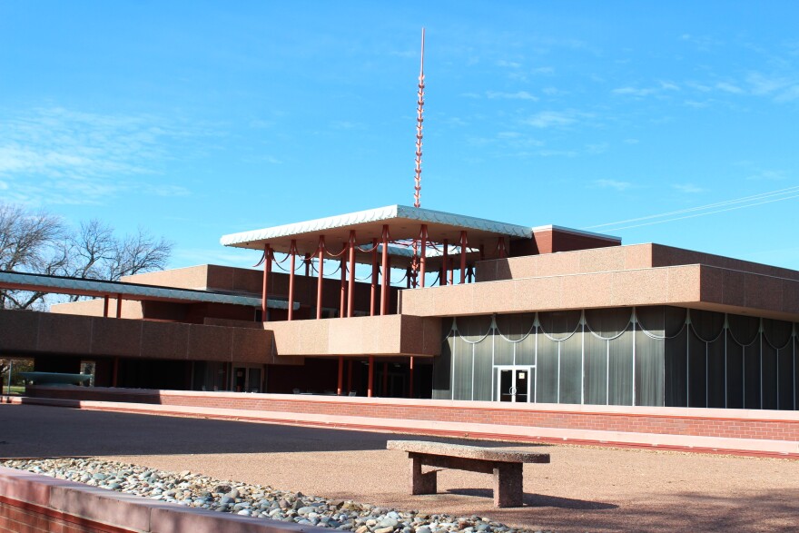 The Corbin Education Center, designed by famed architect Frank Lloyd Wright, is one of the most unique spaces on WSU's campus. Its design was originally meant for a telecommunications building in Iraq, so it has unique features meant to facilitate airflow.
