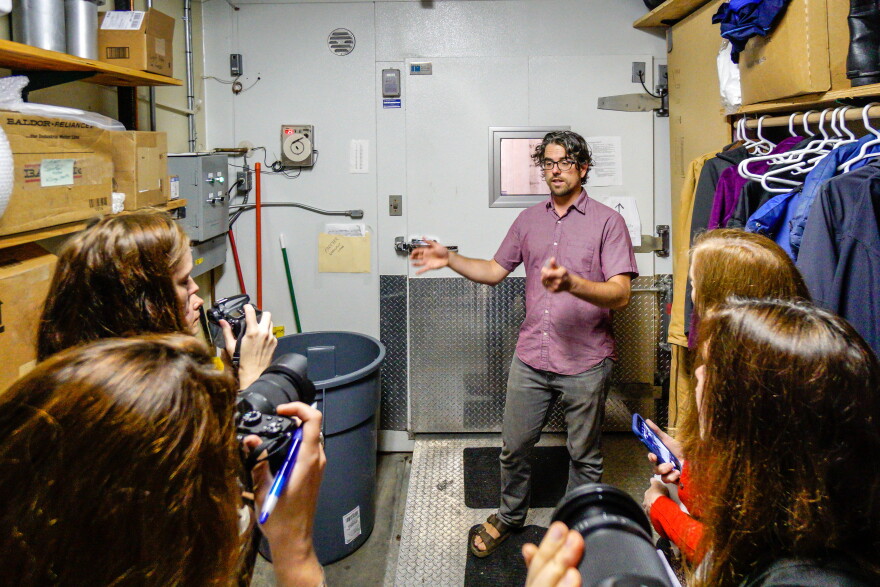 Christo Buizert at the Oregon State University Ice Core & Quaternary Geochemistry Lab.