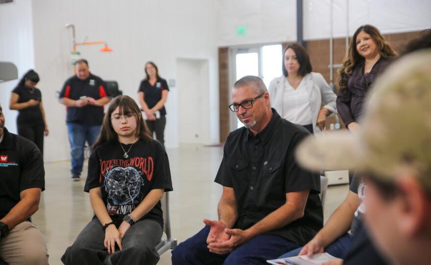 "Having this type of education coming out of the college is awesome," said Sean Haney, an adjunct instructor in electronics and instrumentation at AWC. "So instead of doing all on-the-job training, we're able to teach some of the students to then hire for out at the [Yuma] proving grounds."