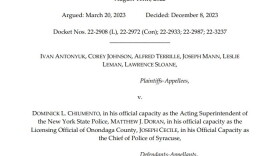 New York can continue to enforce laws banning firearms in sensitive locations, a federal appeals court ruled Friday in its first broad review of a host of new gun rules passed in the state after a landmark Supreme Court ruling last year.