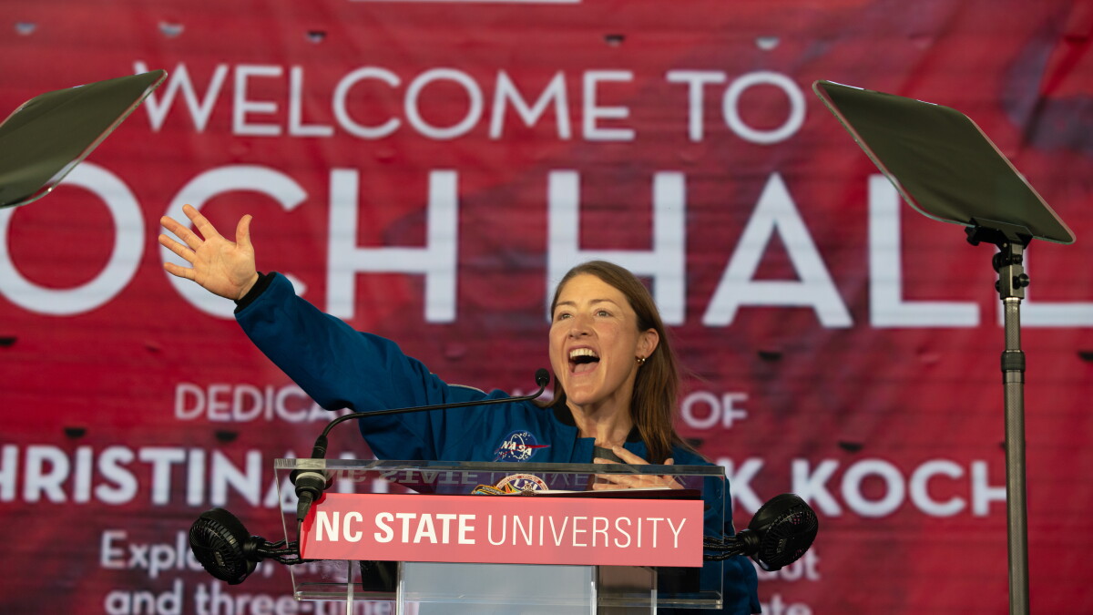 North Carolina State University Honors alum and NASA astronaut Christina Koch