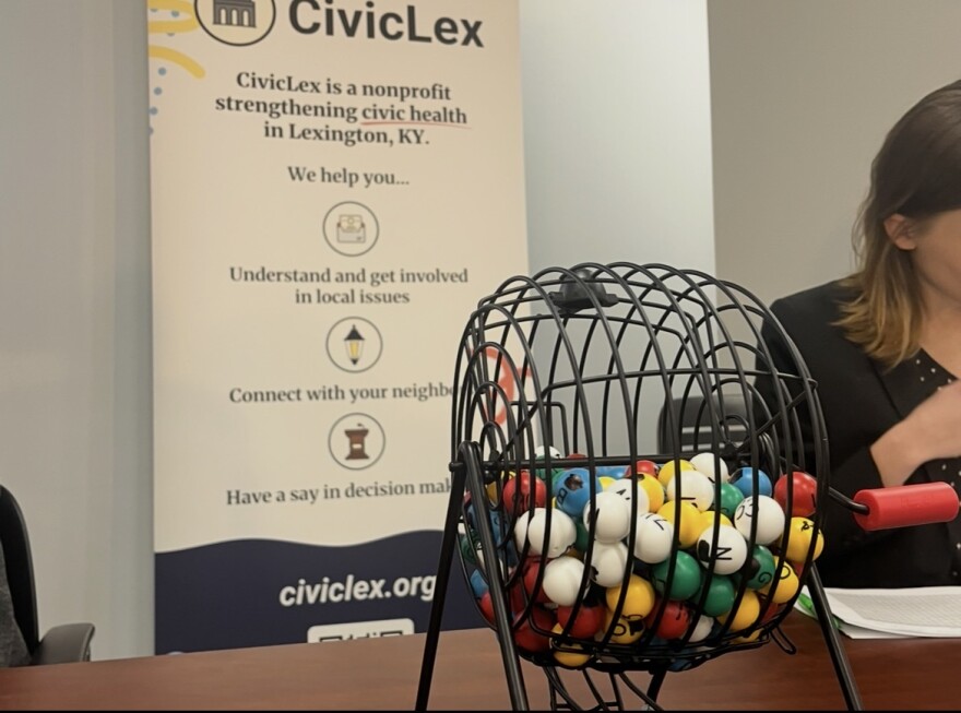 CivicLex used a type of software called Panelot to generate a number of different panels that would represent different demographics across Lexington, including age, race, education, income and geographic location. The winning panel was selected from a bingo cage.