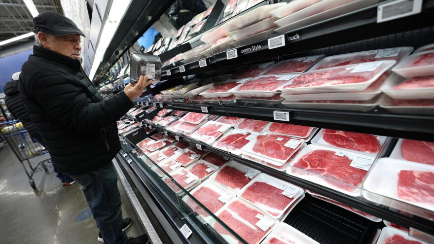 Grocery Store beef consumer