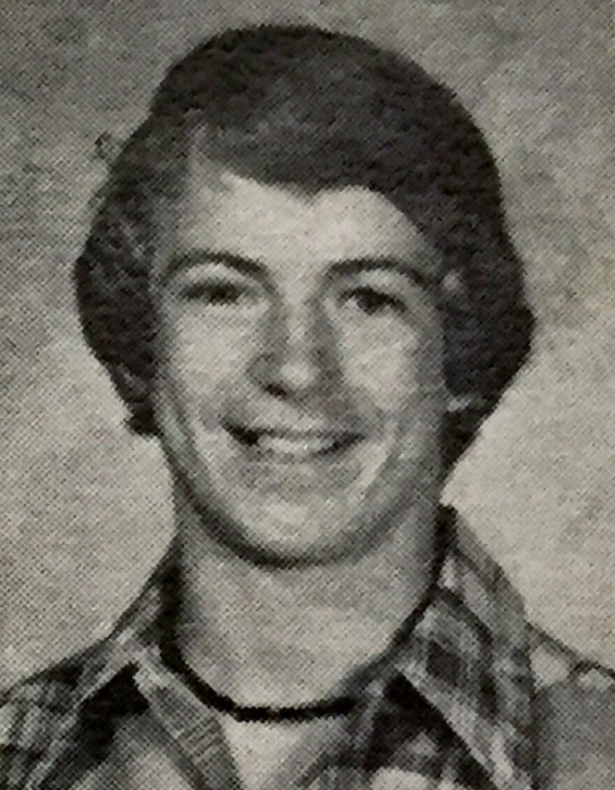 Rand Paul in one of his high school yearbooks.