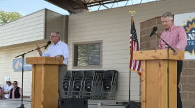 Democratic senate candidate Adam Hamilton delivers his closing statement for why Kansans should elect him over incumbent Republican Roger Marshall