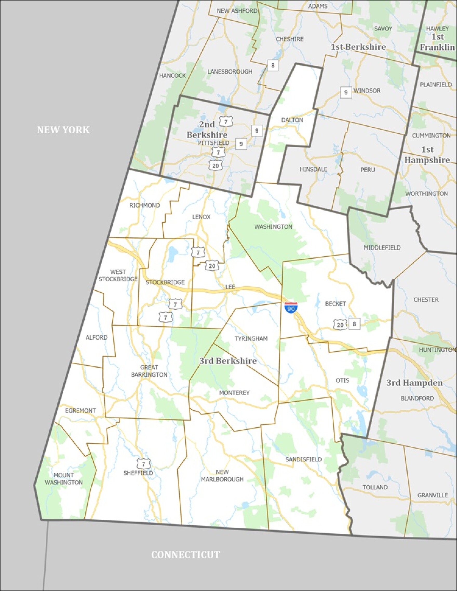 The four 3rd Berkshire district state House candidates are working to