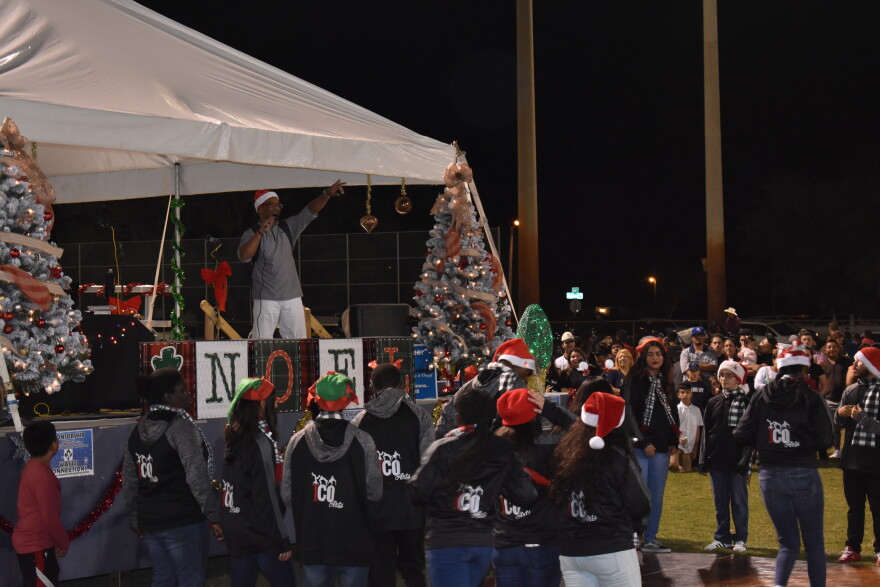 The Christmas Around the World festival featured music played by a DJ and live perfomances from local dance groups like Ico Arts.