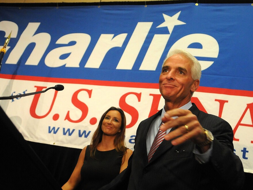 Charlie Crist, seen in 2010, was a Republican when he was governor of Florida, but then ran as an independent in his failed bid for Senate.