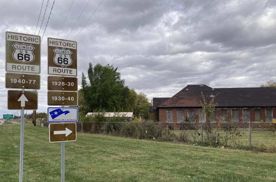 The LDC campus sits behind a fence.