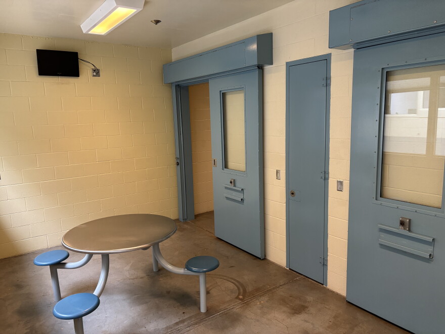 A photo of inside the 12-bed jail in Lebanon, taken Oct. 2, 2026. The jail has not held people in custody since 2023.