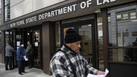 The economic rescue package passed by the Senate this week would let gig workers and other self-employed people seek unemployment benefits they wouldn't normally qualify for.