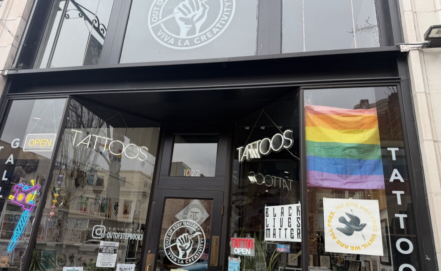 The Willamette Street location of Out of Step Tattoo and Gallery, March 11, 2026.