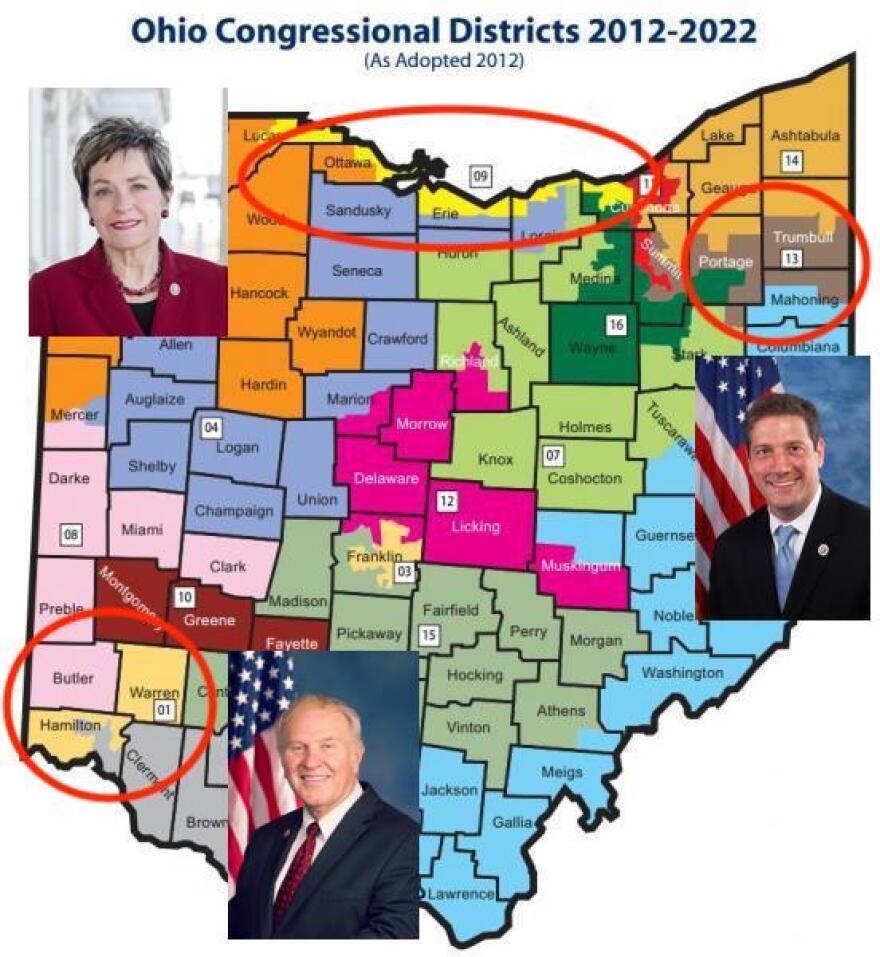 Commentary Who S At Risk When Ohio Draws Its New Congressional Map Wvxu Ohio 2022 Election Map