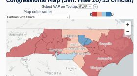 A proposed congressional map drawn by GOP Sen. Ralph Hise would give Republicans the advantage in 11 of 14 seats.