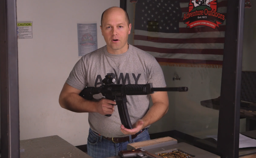 "After three combat tours in Iraq and Afghanistan, I know first hand what it is like to have my gun be the only thing between life and death," says former Georgia state Sen. Hunter Hill in his ad running for governor.