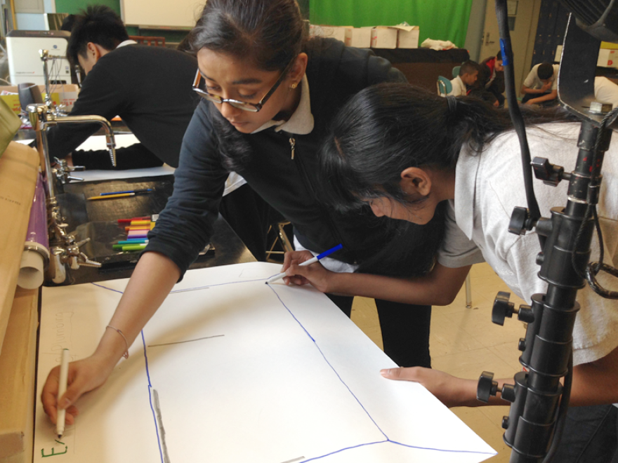 Students get involved in Kurani's design process.