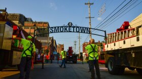 A new archway sign was installed near the intersection of Logan Street and Broadway last week. It's part of Louisville Tourism's project to add "wayfinding signs" to areas that frequently see tourists.