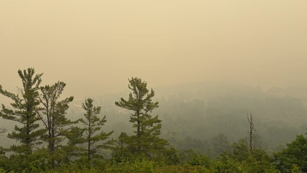 View from Brockway Mount Drive looking towards Copper Harbor on Wednesday, July 15, 2026.