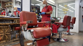 Alexander Hakim, owner of A Barber's Café and Bar, was moving his barber shop to a new location when the coronavirus pandemic hit and forced him to temporarily close.