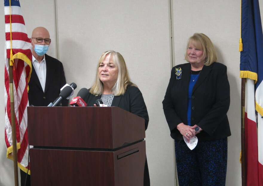 (left to right) Ken Croken, Monica Kurth, Cindy Winckler