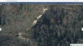 Oblique photo of Natural Bridge in Kentucky