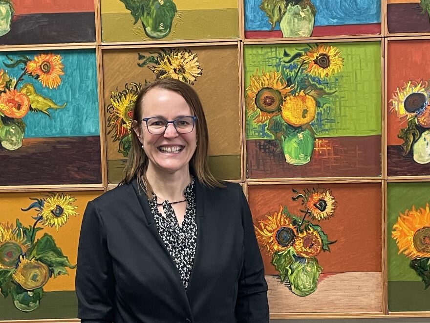 Professor Ann Perreau in the Communication Sciences and Disorders Department at Augustana College