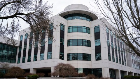 The Oregon Department of Human Services Building on Feb. 2, 2026 in Salem, Ore.