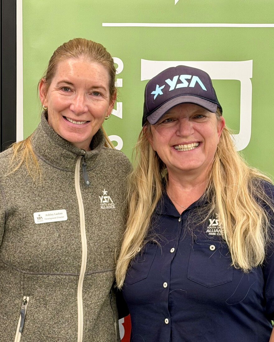 Youth Sports Alliance Development Director Ashley Laakso and Youth Programs Director Heather Sims