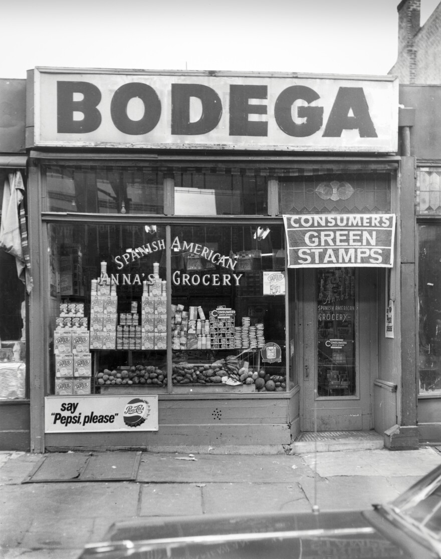 In the 1950s and '60s, Justo Martí took photos of bodegas for owners that needed to submit them for state liquor licenses. His photos are on display at <a href="https://centropr.hunter.cuny.edu/centrovoices/barrios/legacy-puerto-rican-bodega" target="_blank">the Center for Puerto Rican Studies Library and Archives</a> through early April in New York City.
