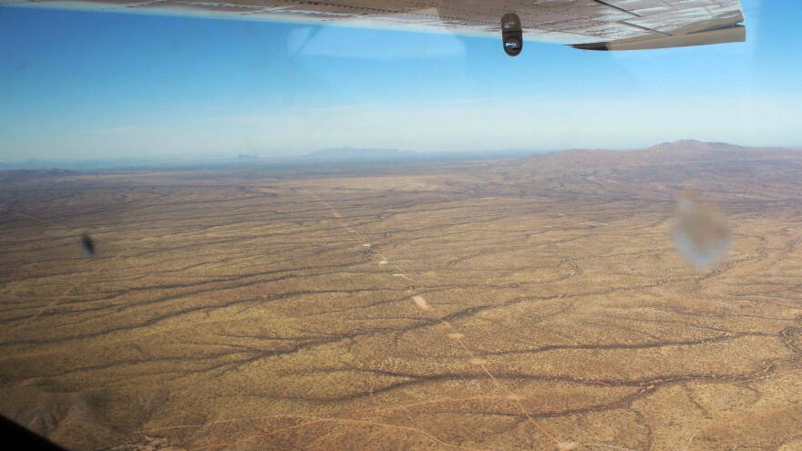 The SunZia Transmission Line project crossing through southern Arizona, Tuesday, Feb. 11, 2025. 