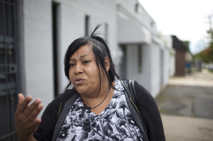 Ruby Corado talks about shootings that targeted transgender people in Washington, D.C., this past summer.