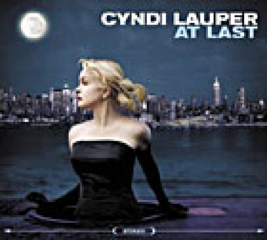 The CD cover of 'At Last' from Cyndi Lauper.
