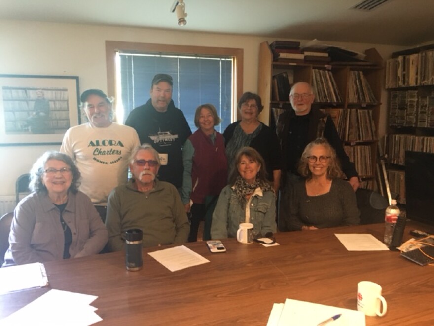 From left: Donna Hinkle, Billy Pepper, Sean Martin, Dan Donich, Jill Berryman, Gerri Martin, Kate Mitchell, Ray Kranich and Becky Paul