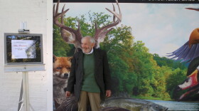 River Conservationist Mike Fremont at his Ohio Natural Resources Hall of Fame induction ceremony last year