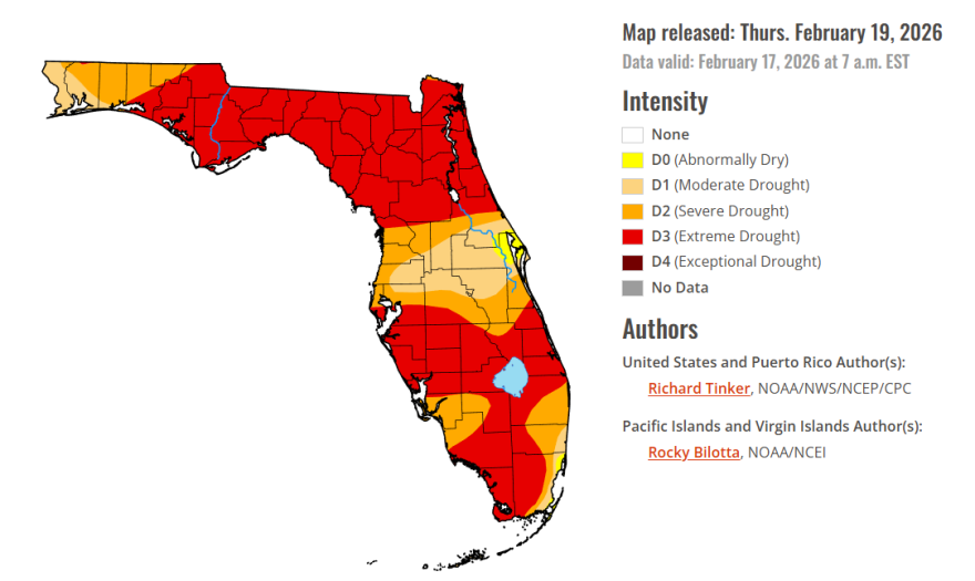 As of this week, 67% of the state is in an extreme drought, the second-most severe level, according to the U.S. Drought Monitor.